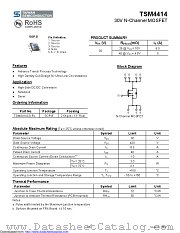 TSM4414CS datasheet pdf Taiwan Semiconductor