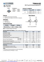 TSM4416DCS datasheet pdf Taiwan Semiconductor