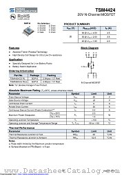 TSM4424CS datasheet pdf Taiwan Semiconductor