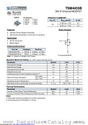 TSM4435BCS datasheet pdf Taiwan Semiconductor