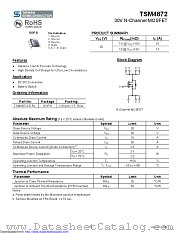 TSM4872CS datasheet pdf Taiwan Semiconductor