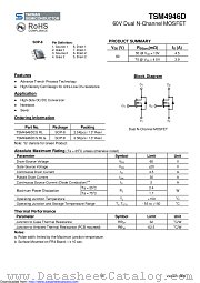 TSM4946DCS datasheet pdf Taiwan Semiconductor