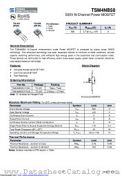 TSM4NB50CP datasheet pdf Taiwan Semiconductor