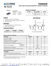 TSM6968DCA datasheet pdf Taiwan Semiconductor