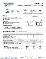 TSM6968SDCA datasheet pdf Taiwan Semiconductor