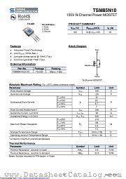 TSM85N10CZ datasheet pdf Taiwan Semiconductor