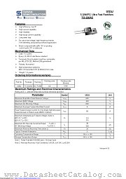 UG5J datasheet pdf Taiwan Semiconductor