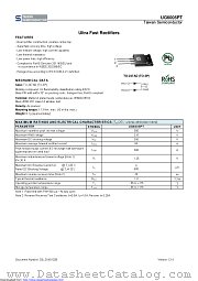 UG6005PT datasheet pdf Taiwan Semiconductor