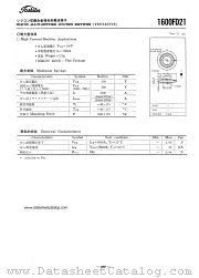 1600FD21 datasheet pdf TOSHIBA