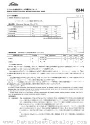 1S144 datasheet pdf TOSHIBA
