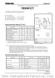 1SS361CT datasheet pdf TOSHIBA