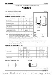 1SS421 datasheet pdf TOSHIBA