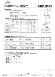 2SC498 datasheet pdf TOSHIBA