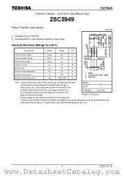 2SC5949 datasheet pdf TOSHIBA