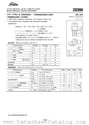 2SC998 datasheet pdf TOSHIBA