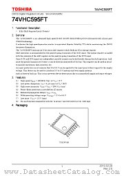 74VHC595FT datasheet pdf TOSHIBA