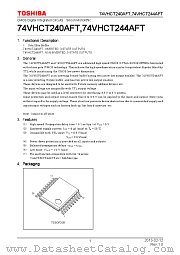 74VHCT244AFT datasheet pdf TOSHIBA