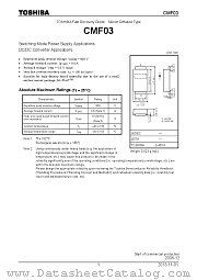 CMF03 datasheet pdf TOSHIBA