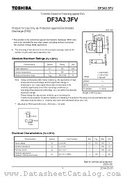 DF3A3.3FV datasheet pdf TOSHIBA