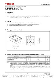 DF6F6.8MCTC datasheet pdf TOSHIBA