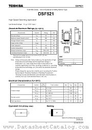 DSF521 datasheet pdf TOSHIBA