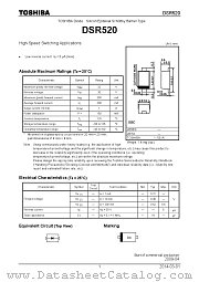 DSR520 datasheet pdf TOSHIBA