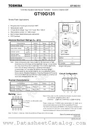 GT10G131 datasheet pdf TOSHIBA