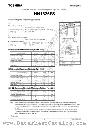 HN1B26FS datasheet pdf TOSHIBA