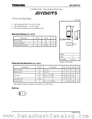 JDV2S07FS datasheet pdf TOSHIBA