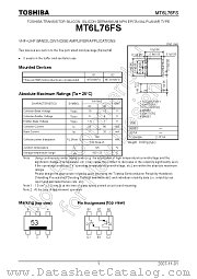 MT6L76FS datasheet pdf TOSHIBA