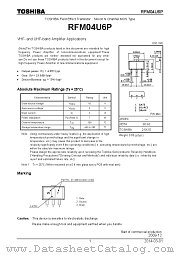 RFM04U6P datasheet pdf TOSHIBA