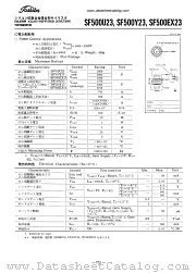 SF500EX23 datasheet pdf TOSHIBA