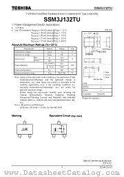 SSM3J132TU datasheet pdf TOSHIBA