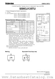 SSM3J135TU datasheet pdf TOSHIBA