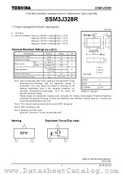 SSM3J328R datasheet pdf TOSHIBA
