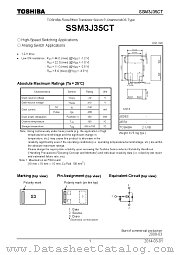 SSM3J35CT datasheet pdf TOSHIBA