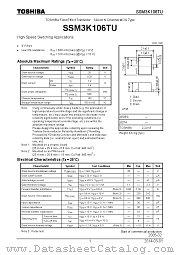SSM3K106TU datasheet pdf TOSHIBA