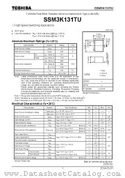 SSM3K131TU datasheet pdf TOSHIBA