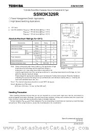 SSM3K329R datasheet pdf TOSHIBA