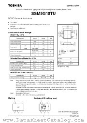 SSM5G10TU datasheet pdf TOSHIBA