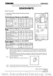 SSM5H06FE datasheet pdf TOSHIBA