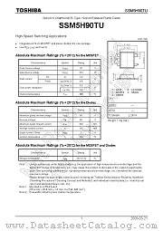 SSM5H90TU datasheet pdf TOSHIBA