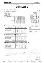SSM6L35FU datasheet pdf TOSHIBA