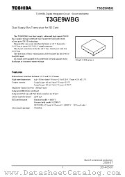 T3GE9WBG datasheet pdf TOSHIBA