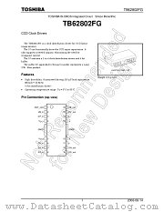 TB62802FG datasheet pdf TOSHIBA
