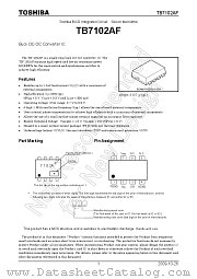 TB7102AF datasheet pdf TOSHIBA