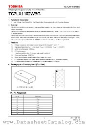 TC7LX1102WBG datasheet pdf TOSHIBA