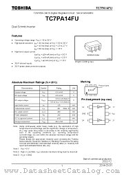 TC7PA14FU datasheet pdf TOSHIBA