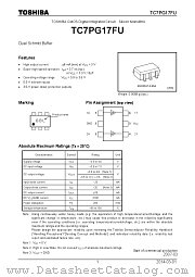 TC7PG17FU datasheet pdf TOSHIBA