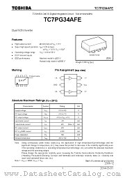 TC7PG34AFE datasheet pdf TOSHIBA